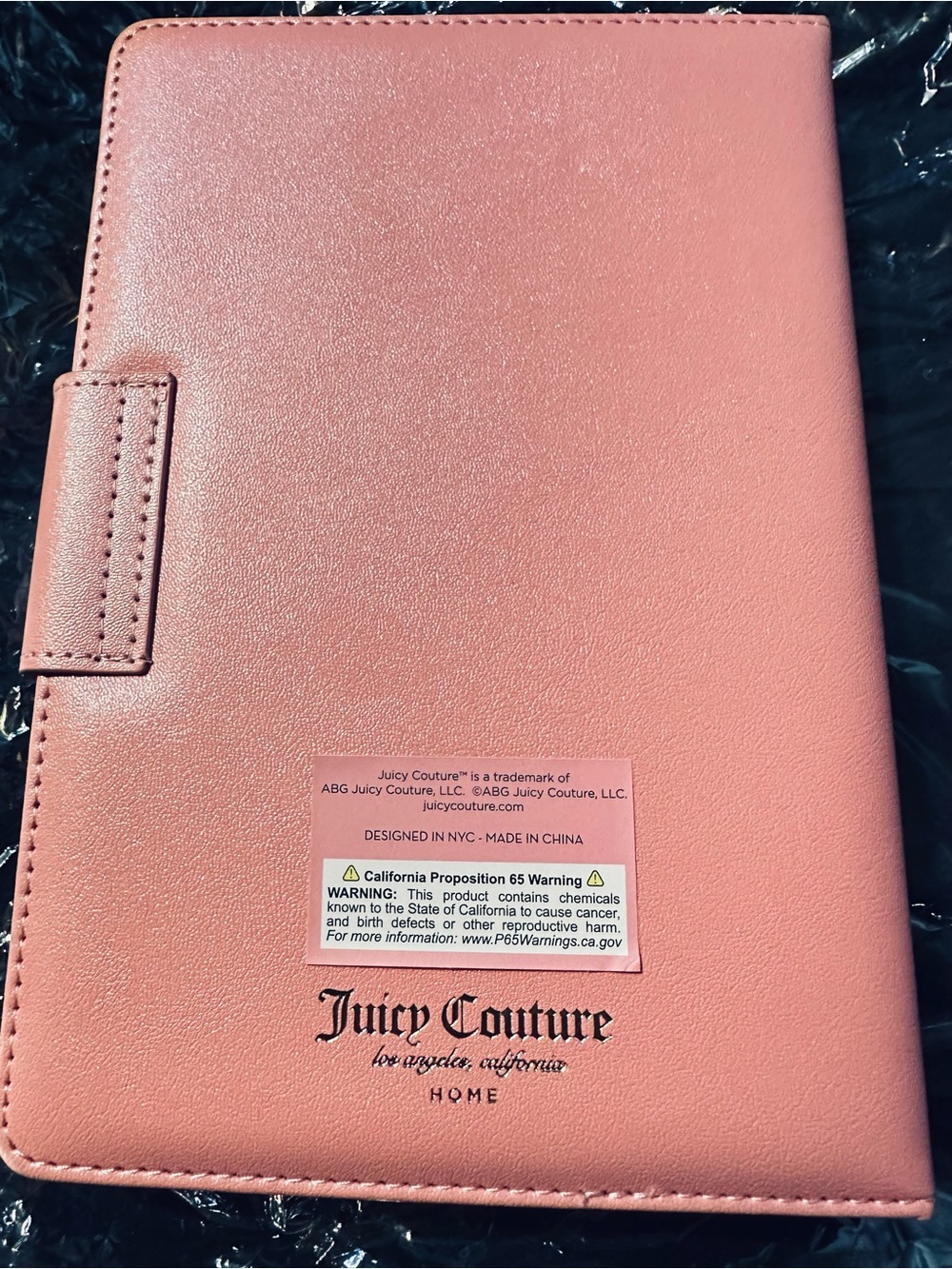 Juicy Couture Pink Journal with Gold Crown Pen - Picture 3 of 3